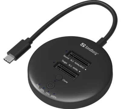 Obrázek produktu pro Sandberg 136-72, SSD, M.2, M.2, 8 TB, USB 3.2 Gen 2 (3.1 Gen 1) Type-C, Černá