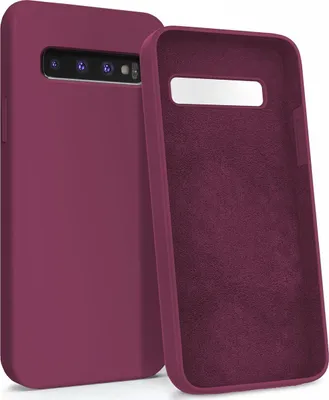 Produktbild von Hülle für Samsung Galaxy S10 - Cover 3 Lagig (TPU / Hardcase / Mikrofaser) in Bordeaux
