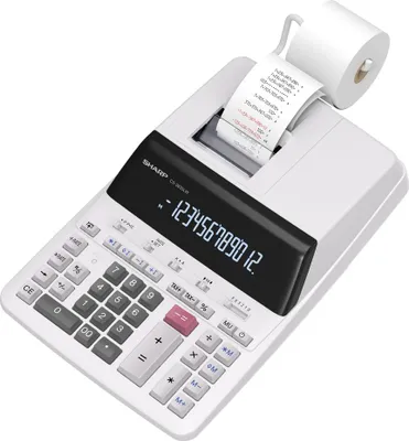 Obrázok produktu pre Sharp CS-2635LW Tischrechner druckend lichtgrau (SH-CS2635LW)