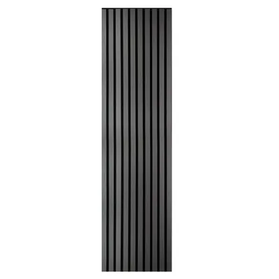 Obrázek produktu pro LP Projekt – dřevěný nástěnný panel 150 x 40 cm | Moderní 3D akustický panel pro interiéry a kanceláře | Dekorativní nástěnný panel v provedení černý dub, vhodný pro dekorativní obložení stěn
