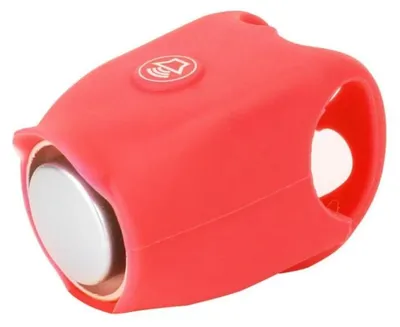 Image de AFF 3573 Sonnette électrique pour vélo 120 dB, rouge