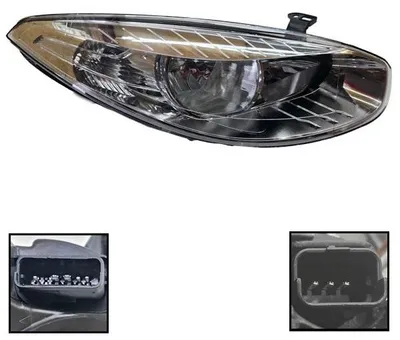 Produktbild von Rechter Scheinwerfer Renault Fluence 2010-13 | 26010-5345R, mit elektrischem Leuchtweitenregulierungsmotor