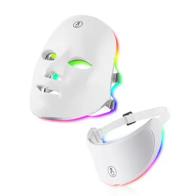 Produktbild von LED Maske Gesicht und Hals 7 Farben Akku 1200mAh