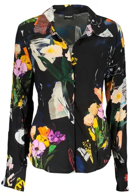 Immagine prodotto di Desigual Camicia Maniche Lunghe Donna Nero