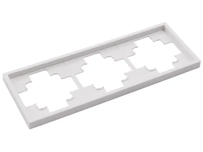 Obrázek produktu pro Rahmen McPower ''Shallow'' 3-fach, weiß