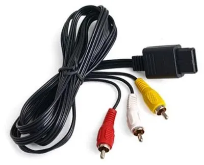 Produktbild von AV/TV Kabel für SFC SNES N64 GC NGC Super Nintendo standard Anschlüsse