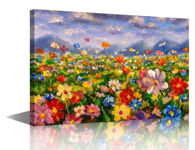 Image de Tableaux de fleurs, impressions sur toile pour la décoration murale
