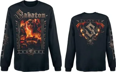 Produktbild von Sabaton Langarmshirt Herren Legends schwarz M