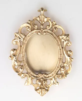 Produktbild von Wand-Reliquiar vergoldet Höhe 11 cm