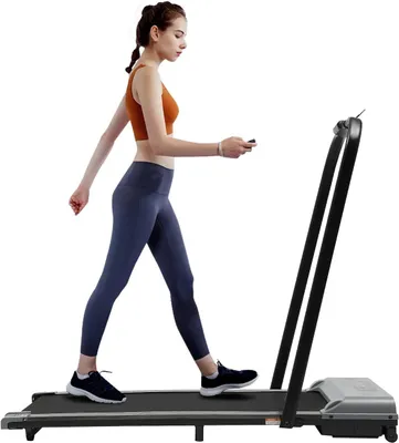 Obrázek produktu pro Běžecký pás - Skládací běžecký pás - Fitness běžecký pás - Běžecká podložka - Walkpad - Kompaktní design