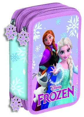 Produktbild von Disney Frozen Gefülltes 3-stöckiges Federmäppchen "Winter Magic"