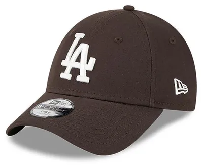 Image de Casquette MLB Los Angeles Dodgers New Era League Essential 9Forty Marron pour Ju