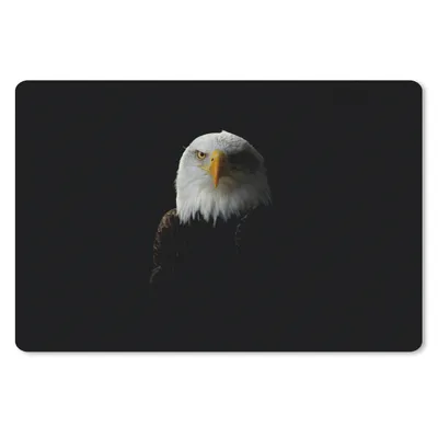Produktbild von MuchoWow® Schreibtischunterlage Adler - Vogel - Schwarz 60x40 cm - XXL Mauspad - Großes Mauspad
