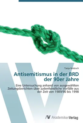 Produktbild von Antisemitismus in der BRD der 90er Jahre