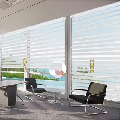 Produktbild von Schnurlose Fensterrollos, Verdunkelung, kabellose Jalousien Fenster, Rollos, doppellagig, Fensterjalousien Zuhause, Büro, Küche, (Size :