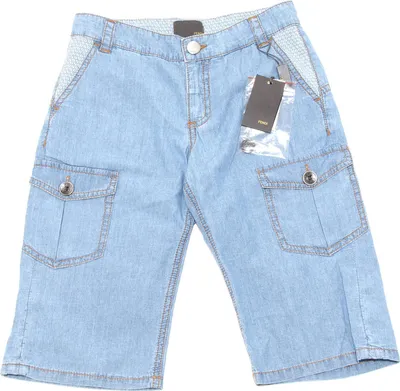 Zdjęcie produktu dla 5514G bermudy jeans bimbo FENDI pantaloni spodnie szorty dzieci