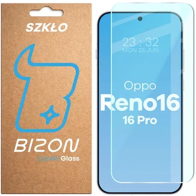 Produktbild von Gehärtetes Glas für Oppo Reno16 / Reno16 Pro 5G, Bizon Glass Clear