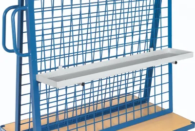 Produktbild von Fetra Materialwanne für Werkstückwagen 1.200 x 250 x 40 mm - Tragkraft: 50 kg