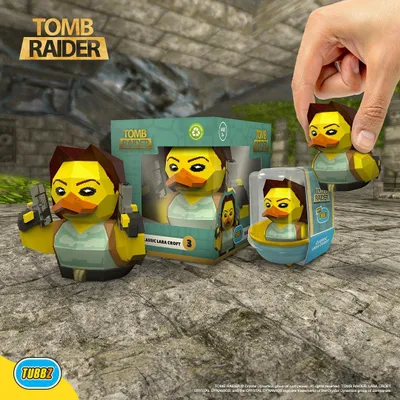 Productafbeelding van Tomb Raider Tubbz PVC-figuur Lara Croft, verpakte editie, 10 cm