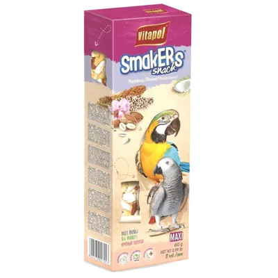Zdjęcie produktu dla VitaPol- SMAKERS MAXI MIGDAŁOWY DLA DUŻYCH PAPUG 450 g