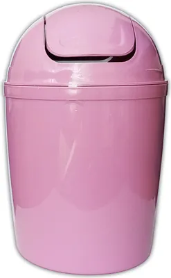 Produktbild von TISCHABFALLEIMER Schwingdeckel 19cm Kosmetikeimer Papierkorb Mülleimer Abfalleimer Abfallkorb 41 (Rosa)