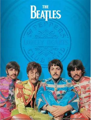 Immagine prodotto di Beatles - stampa "Sgt Pepper Band" PM9007 (40 cm x 30 cm) (Multicolore)