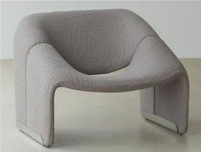 Produktbild von Design Luxus Chair Sessel Sofa 1 Sitzer Fernseh Lounge Chaise Sofa Stoff Textil