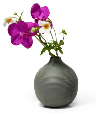 Produktbild von Philippi Lim Vase rund Aluminium, pulverbeschichtet, 16 cm (h) 131011