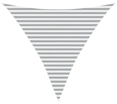 Immagine prodotto di Tenda da sole vidaXL grigio chiaro e bianco 3,6 x 3,6 x 3,6 m