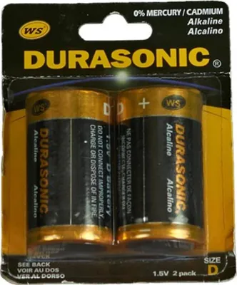 Produktbild von Durasonic Alkaline D-Zellen Batterien für Weihnachtslichter aus Anna's Collection