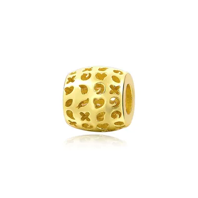 Produktbild von PANDACHARMS Goldene Symbole des Glücks Charm, 925er Sterling Silber, passt zu Pandora