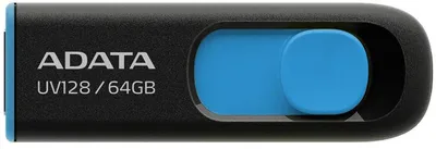 Imagen del producto de ADATA Lapiz Usb UV128 64GB USB 3.2 Negro/Azul