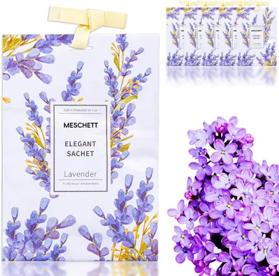 Produktbild von Duftbeutel Lavendel, langanhaltender Duft, 3 Stück, für Kleiderschrank und Auto