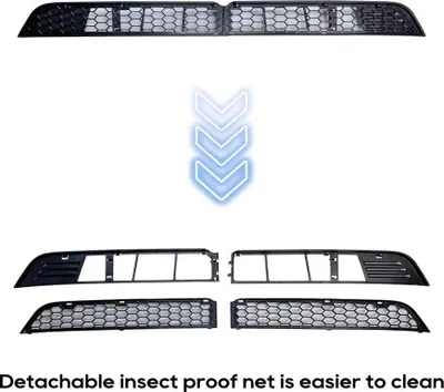 Produktbild von Kühlergrill Netzabdeckung - Lufteinlass Abdeckung - Untere Stoßstange - Insektennetz - Schutz vor Laub und Schmutz