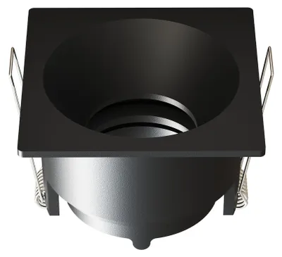 Produktbild von Ledvion LED Einbaustrahler Quadratisch Schwarz dimmbar