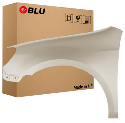 Productafbeelding van BLU Spatbord geschikt voor VW Volkswagen Golf VI 6 Hatchback LR7L Links Zilver SilberLeaf | 2008-2016 | Voorzijde | Gelakt | Montageklaar | Verzinkt