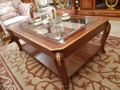 Produktbild von Edler Designer Klassischer Couchtisch Beistelltisch Sofa Wohnzimmer Tisch Neu