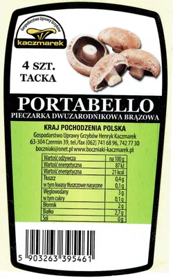 Zdjęcie produktu dla Pieczarki Portabello świeże 4 szt. 460g