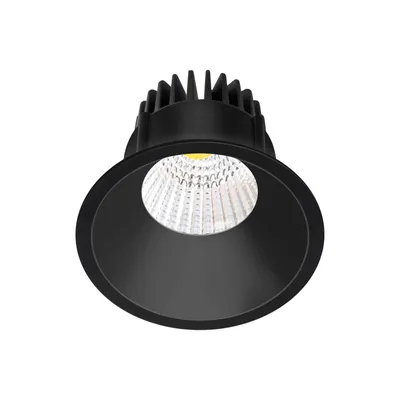 Produktbild von Arcchio LED-Downlight Niria, schwarz, 3.000K