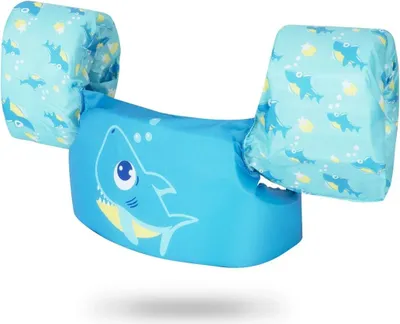 Obrázek produktu pro Vodní křídla pro batolata (1-3 roky) - záchranná vesta 10-19 kg žralok