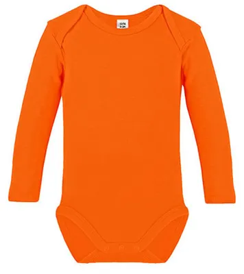 Productafbeelding van Link Kids Wear - Romper voor baby, lang袖, model LT4972 (62) (Oranje)