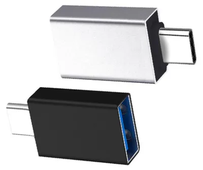 Produktbild von INF USB-C auf USB3.0 OTG Adapter Aluminium HF28.8mm für Smartphone 2 Stück