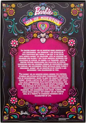 Produktbild von Barbie Signature Día de Muertos 2024 - Sammlerpuppe im gerüschten schwarzen Kleid