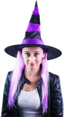 Produktbild von Rappa -Hut Hexe mit Halloween -Haaren
