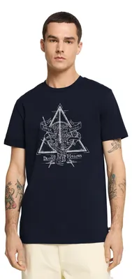 Produktbild von Spreadshirt Harry Potter The Deathly Hallows Männer Premium T-Shirt, M, Navy