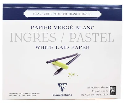 Productafbeelding van Clairefontaine 3329680964820, Schriftenblok met tekenpapier, 130 g/m², 25 vel