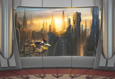 Zdjęcie produktu dla Disney fototapeta Star Wars szarym,czerwonymIbeżowym - 612222 - 368 x 254 cm