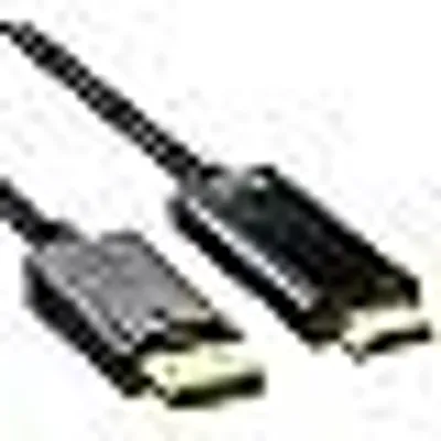 Produktbild von 4K Displayport auf HDMI Kabel 3,0m, DP auf HDMI, Display Port zu HDMI für Monitor, Projektor, Laptop, PC, AMD, TV