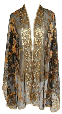 Produktbild von Solidchoice – Elegante Stola für Damen mit Pailletten