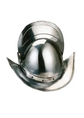 Produktbild von Spanischer Morion Helm, maßstabsgetreue Nachbildung aus Edelstahl, 33 cm hoch